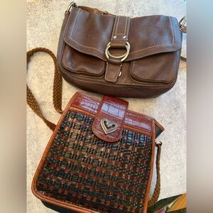 Authentic Coach & Brighton Leather Project Bag Bundle